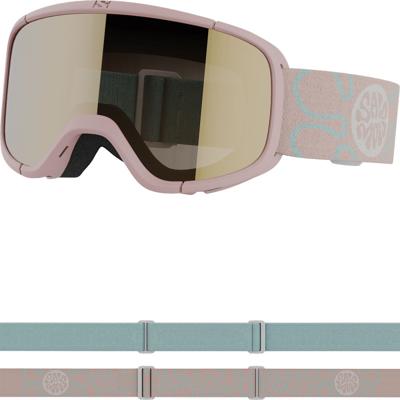 Salomon Rio Sneeuwbril Kinderen Tropical Peach One Size