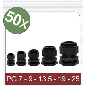 Quadrios 24CA387 Wartel Polyamide Zwart 50 stuk(s)