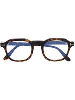 TOM FORD Eyewear lunettes de vue FT5836B à monture ronde - Marron - thumbnail