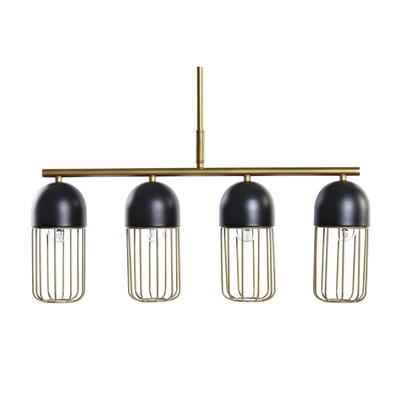 Plafondlamp DKD Home Decor Zwart Gouden 220 V 50 W (60 x 11 x 26 cm)