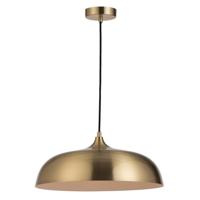 Leen Bakker - Hanglamp Quinn E27 - Goudkleur - 120xØ40 Cm - Metaal - Goudkleurig