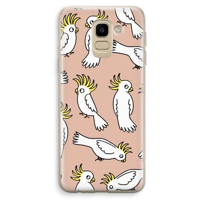 Papegaai: Samsung Galaxy J6 (2018) Transparant Hoesje