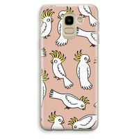 Papegaai: Samsung Galaxy J6 (2018) Transparant Hoesje
