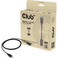 club3D CAC-1083 DisplayPort / HDMI Adapterkabel [1x DisplayPort stekker - 1x HDMI-stekker] Zwart 2.00 m