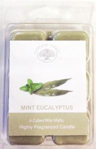 Green Tree Wax melts mint eucalyptus (6 st)