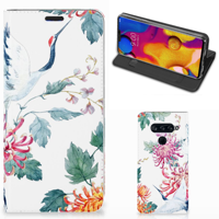 LG V40 Thinq | Hoesje maken | Bird Flowers