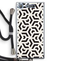Crazy pattern: Sony Xperia XZ1 Transparant Hoesje met koord