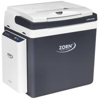 ZORN Cooler Z 26 LNP 7,8 Ah Koelbox en verwarmingsbox Energielabel: D (A - G) Thermo-elektrisch 12 V, 230 V DC/AC Zwart/wit 25 l Koelfunctie: max. 20 °C onder