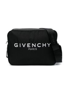 Givenchy Kids sac à langer à logo imprimé - Noir