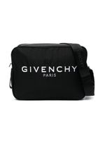 Givenchy Kids sac à langer à logo imprimé - Noir