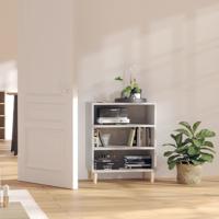 Dressoir 57x35x70 cm bewerkt hout betongrijs