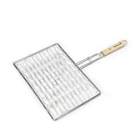 Elastische grill uit chroom en hout 40x28 cm FSC 100% Barbecook - Barbecook
