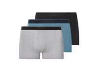 esmara Men 3 Heren boxers - plus size (zwart/blauw/grijs, 3XL)