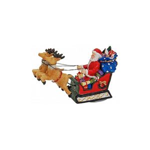 Kerstman decoratie beeldjes/beelden 8 cm   -