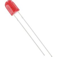 TRU COMPONENTS 1577318 Bedrade LED Rood Ovaal 5 mm 550 mcd 110 °, 50 ° 20 mA - thumbnail