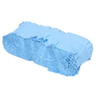 Folat Feest/verjaardag versiering - crepe slingers - blauw - 24 mtr - papier - feestartikelen