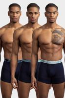 EA7 Emporio Armani Boxershorts 3-Pack Blauw - Maat S - Kleur: Donkerblauw | Soccerfanshop