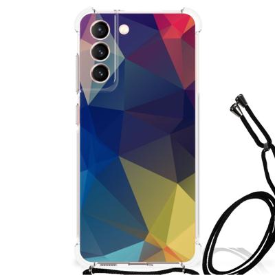 Samsung Galaxy S21 FE Shockproof Case Polygon Dark Samsung Galaxy S21 FE Shockproof Case Polygon Dark