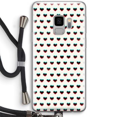 Hartjes: Samsung Galaxy S9 Transparant Hoesje met koord
