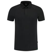 Tricorp Workwear 202701 RE2050 unisex poloshirt Zwart L