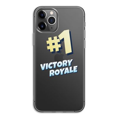 Victory Royale: iPhone 11 Pro Transparant Hoesje