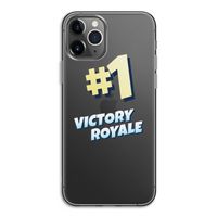 Victory Royale: iPhone 11 Pro Transparant Hoesje