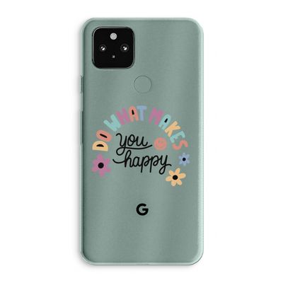 Happy days: Google Pixel 5a 5G Transparant Hoesje