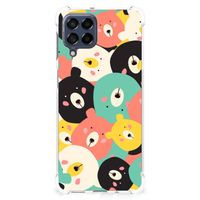 Samsung Galaxy M53 Stevig Bumper Hoesje Bears - thumbnail