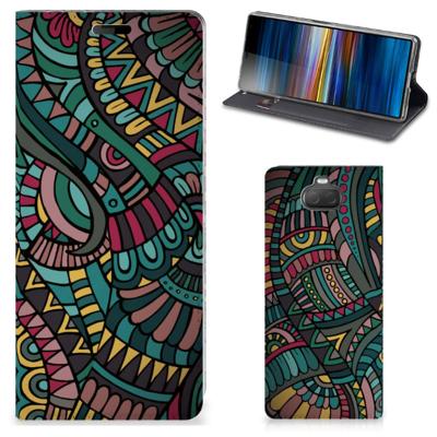 Sony Xperia 10 | Hoesje met Magneet | Aztec
