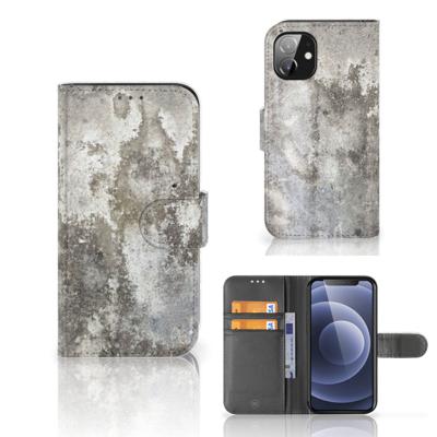 Apple iPhone 12 Mini | Bookcase | Beton Print