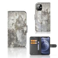Apple iPhone 12 Mini | Bookcase | Beton Print
