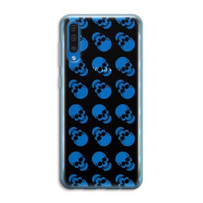 Musketon Skulls: Samsung Galaxy A50 Transparant Hoesje
