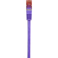 Renkforce RF-4724916 RJ45 Netwerkkabel, patchkabel CAT 6 S/FTP 0.50 m Violet Snagless, Vergulde steekcontacten, Vlambestendig 1 stuk(s) - thumbnail