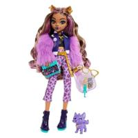 Monster High-Clawdeen Wolf-pop met halvemaanvormige hond en accessoires HRP65
