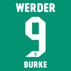 Burke 9 (Officiële Werder Bremen Bedrukking 2022-2023)