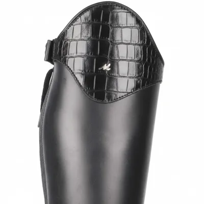 Mondoni Arundel top croco donkerbruin maat:37