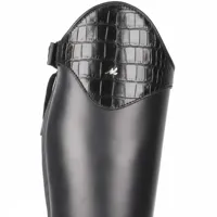 Mondoni Arundel top croco donkerbruin maat:37