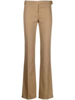 Stella McCartney pantalon slim à taille basse - Marron