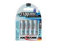 Ansmann Batterijen nimh accu mignon aa 2100 mah - 4 stuks