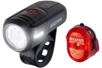 Sigma Verlichtingsset Aura 45 Lux + Nugget II led oplaadbaar