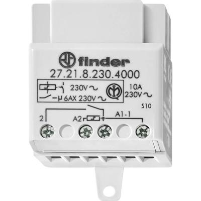 Finder 27.21.8.230.4000 Stroomstootschakelaar Inbouw 1x NO 230 V/AC 10 2300 VA 1 stuk(s)