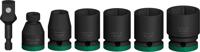 Bosch Accessoires 7-delige Krachtdoppenset 40 mm | 13, 17, 19, 21, 24 mm | 2 adapters - 2608003032