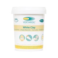Vertargil Witte leem/klei uitwendig 250 Gram