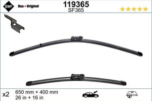 Ruitenwisser ORIGINAL VISIOFLEX SET 119365