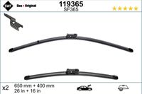 Ruitenwisser ORIGINAL VISIOFLEX SET 119365
