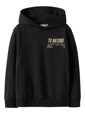 Name it winter sweater jongens - zwart - NkmLaurel