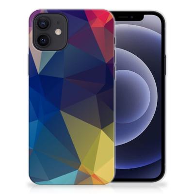 iPhone 12 | 12 Pro (6.1") | TPU Hoesje | Polygon Dark
