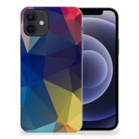 iPhone 12 | 12 Pro (6.1") | TPU Hoesje | Polygon Dark