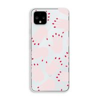 Hands pink: Pixel 4 XL Transparant Hoesje