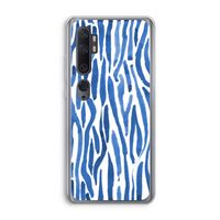 Blauwe nerven: Xiaomi Mi Note 10 Pro Transparant Hoesje
